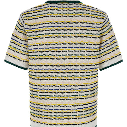 Casablanca Multicolor Cotton Polo Shirt