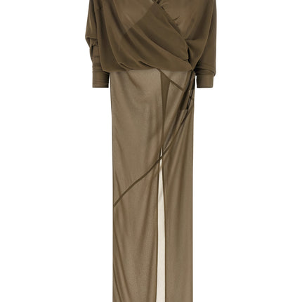 Entire Studios Bicolor Polyester Long Dress
