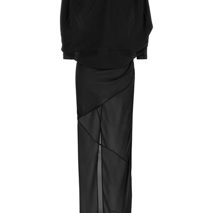 Entire Studios Black Polyester Long Dress