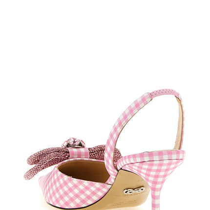 MACH & MACH Multicolor Cotton-Like Mid Heel Pumps