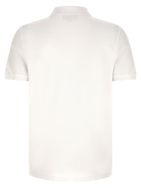 Maison Kitsuné White Cotton Polo Shirt
