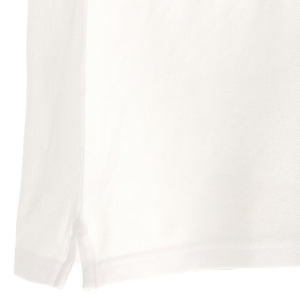 Maison Kitsuné White Cotton Polo Shirt