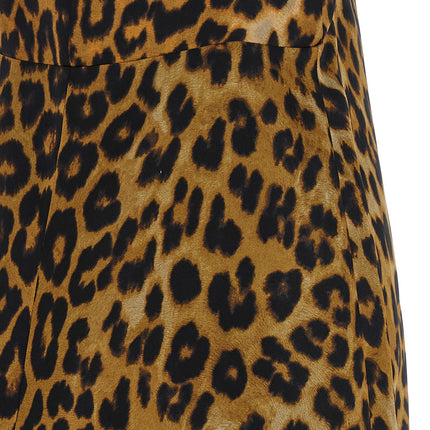 Alberta Ferretti Brown Silk Long Dress