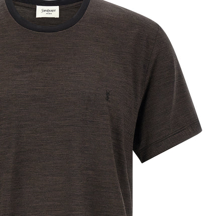 Saint Laurent Brown Wool T-Shirt