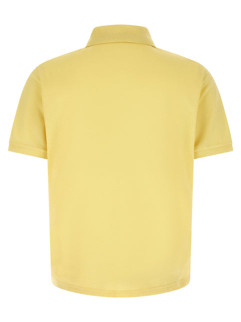 Saint Laurent Bicolor Cotton Polo Shirt