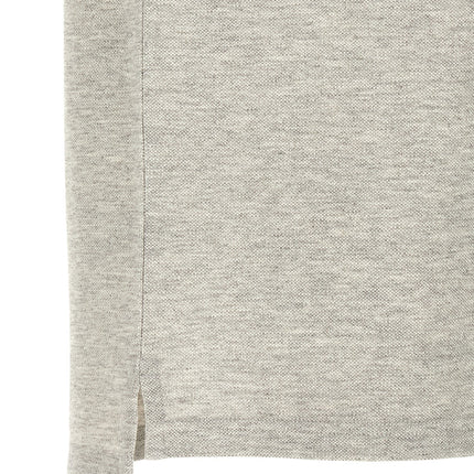 Saint Laurent Gray Cotton Polo Shirt