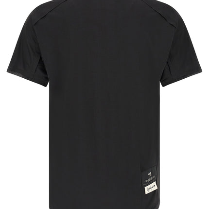 Y-3 Black Polyester T-Shirt