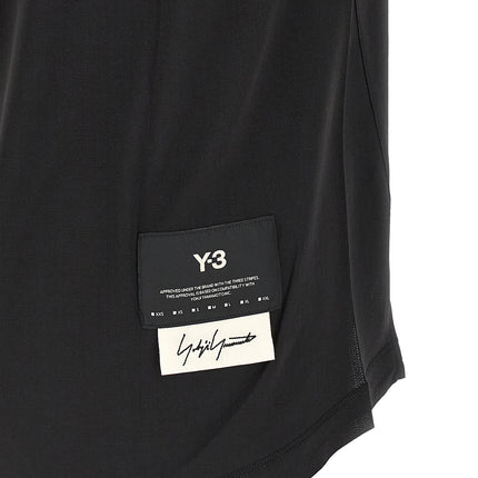 Y-3 Black Polyester T-Shirt