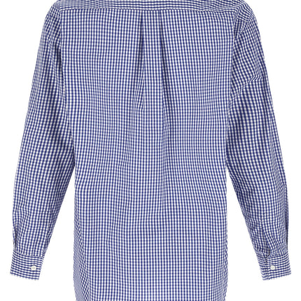 Comme Des Garçons Blue Cotton Blouse