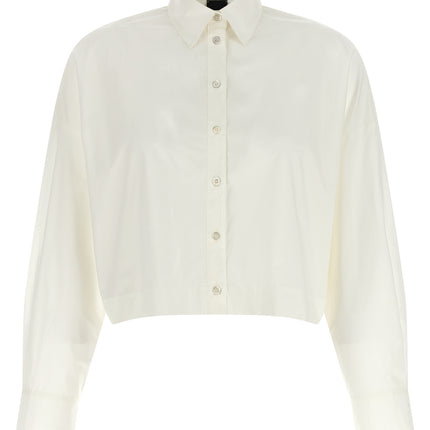 PINKO White Cotton Blouse