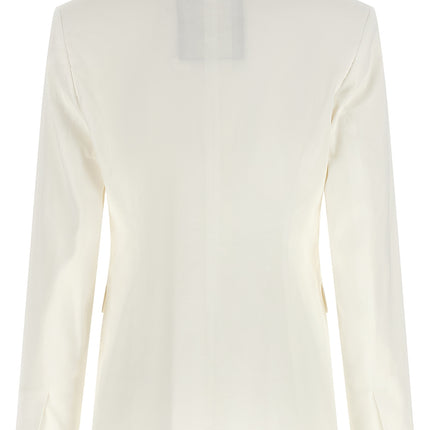PINKO White Linen Blazer