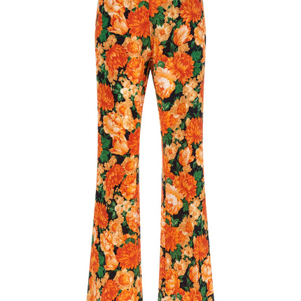PINKO Orange Viscose Flared Pants