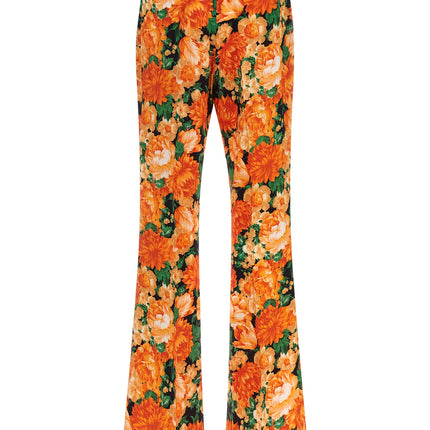 PINKO Orange Viscose Flared Pants