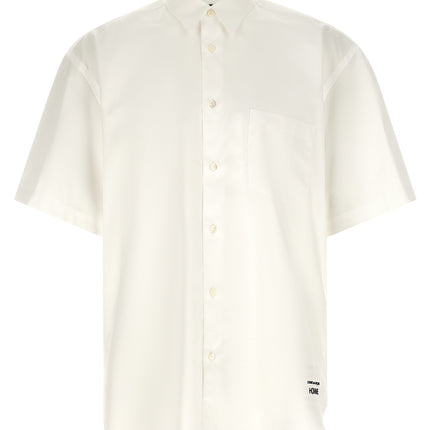 Comme Des Garçons White Cotton Blouse