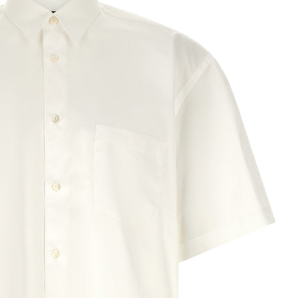 Comme Des Garçons White Cotton Blouse