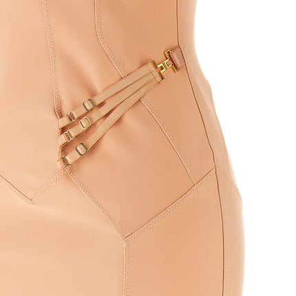 Elisabetta Franchi Multicolor Polyamide Midi Dress