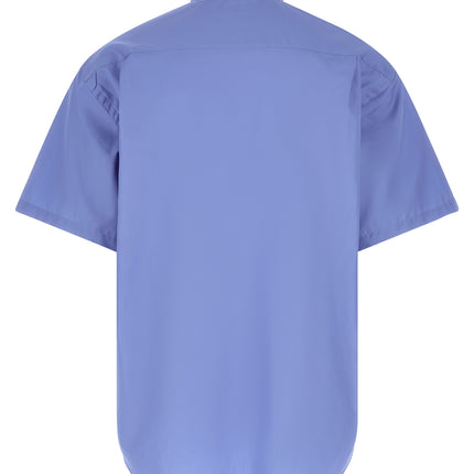Comme Des Garçons Blue Cotton Blouse