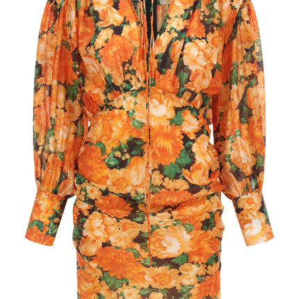PINKO Orange Lyocell Short Dress