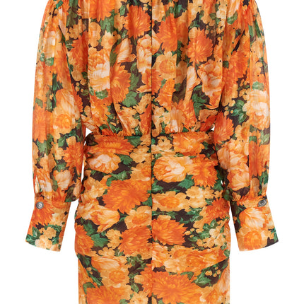 PINKO Orange Lyocell Short Dress