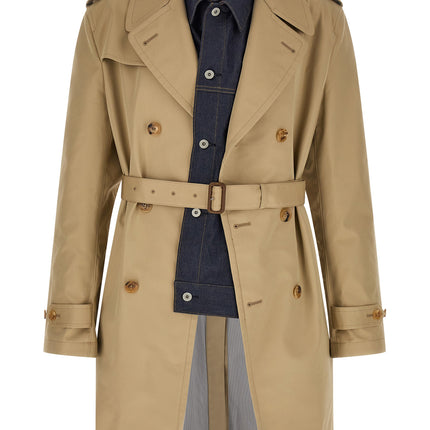 Junya Watanabe Beige Cotton Coat