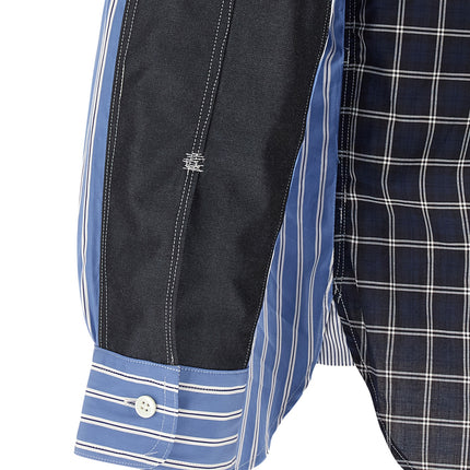 Junya Watanabe Blue Cotton Blouse