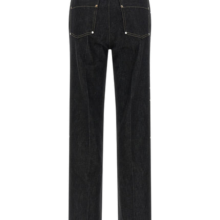 Lemaire Black Cotton High-Waisted Jean