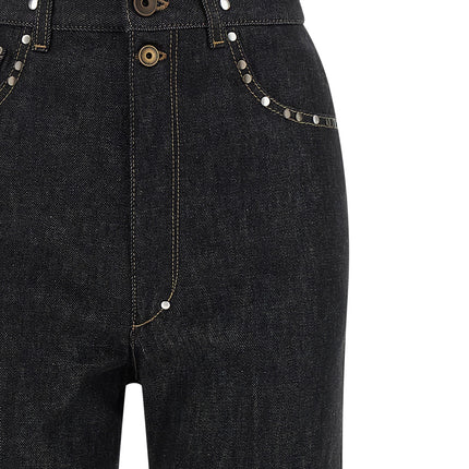 Lemaire Black Cotton High-Waisted Jean
