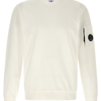 C.P. Company White Cotton Sweatshirt