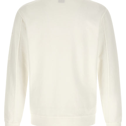 C.P. Company White Cotton Sweatshirt