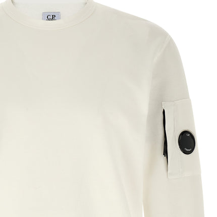 C.P. Company White Cotton Sweatshirt
