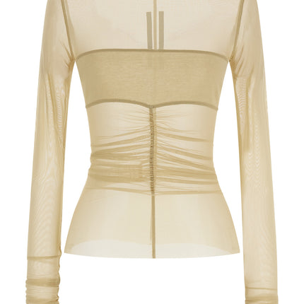 Rick Owens Beige Nylon Shirt