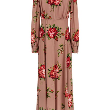 Dolce & Gabbana Multicolor Silk Long Dress