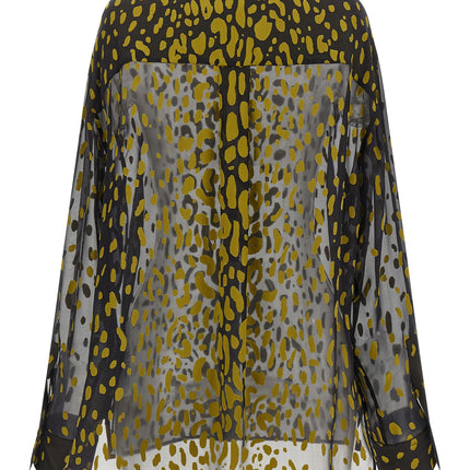 Ferragamo Brown Silk Blouse