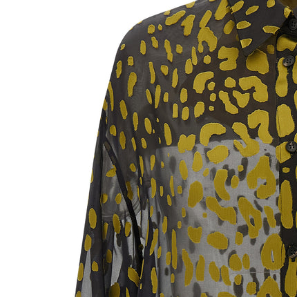 Ferragamo Brown Silk Blouse