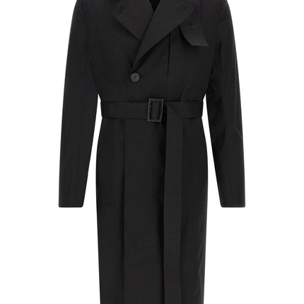 Rick Owens Black Cotton Coat