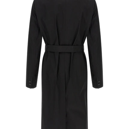 Rick Owens Black Cotton Coat