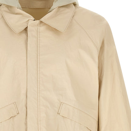 Lemaire Beige Linen Shell Jacket