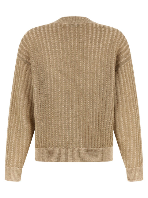 Peserico Beige Viscose Cardigan