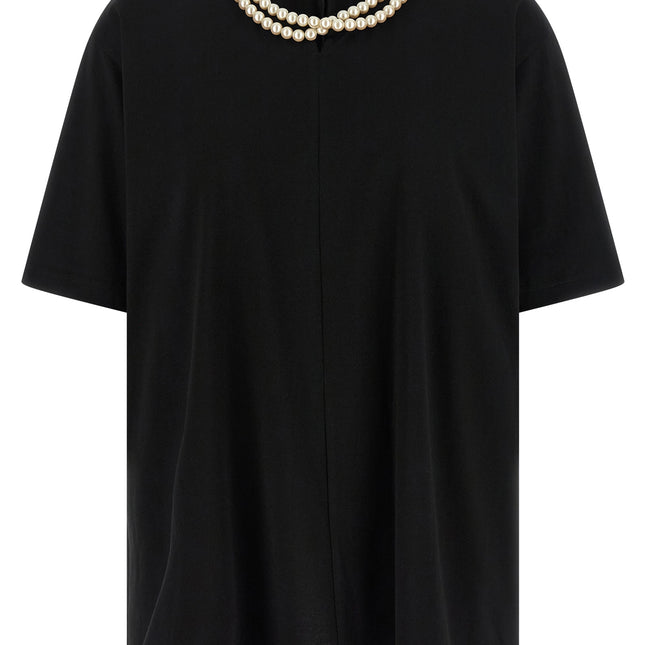 Junya Watanabe Black Cotton T-Shirt