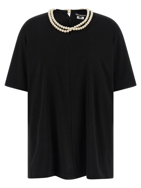 Junya Watanabe Black Cotton T-Shirt