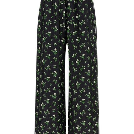 Dolce & Gabbana Black Silk Casual Pants