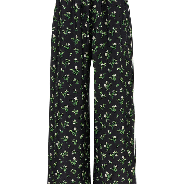Dolce & Gabbana Black Silk Casual Pants