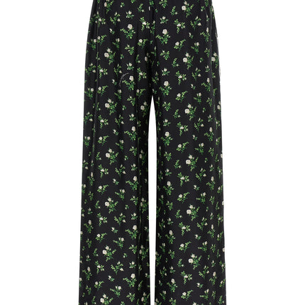 Dolce & Gabbana Black Silk Casual Pants