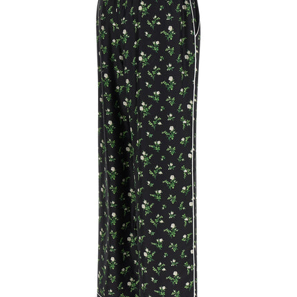 Dolce & Gabbana Black Silk Casual Pants