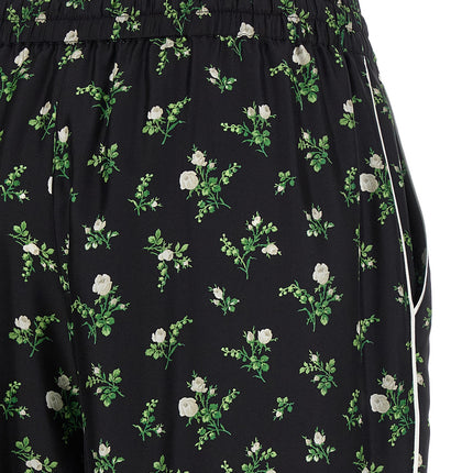 Dolce & Gabbana Black Silk Casual Pants