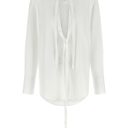 Maison Margiela White Cotton Blouse