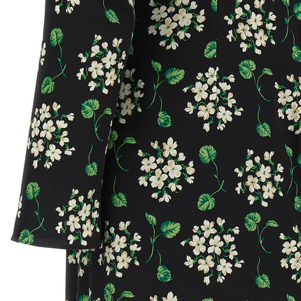 Dolce & Gabbana Black Synthetic Midi Dress