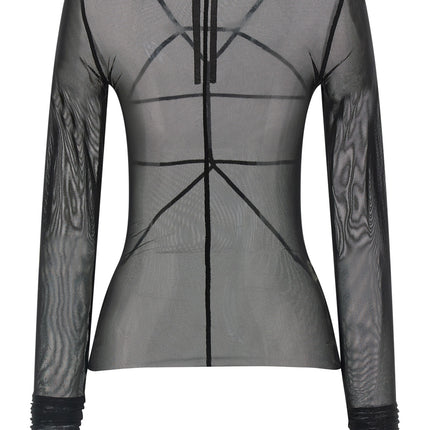 Rick Owens Black Nylon Cardigan