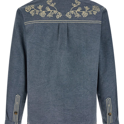 MARANT Blue Cotton Blouse