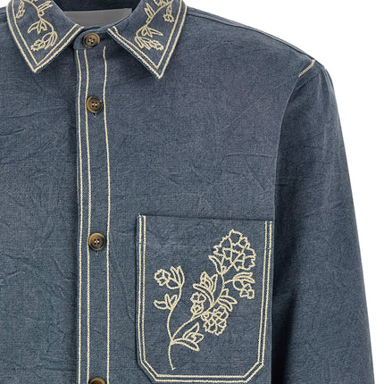 MARANT Blue Cotton Blouse